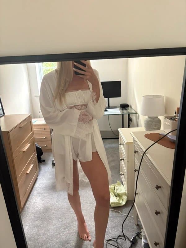Silk Silk bridal robe / gown