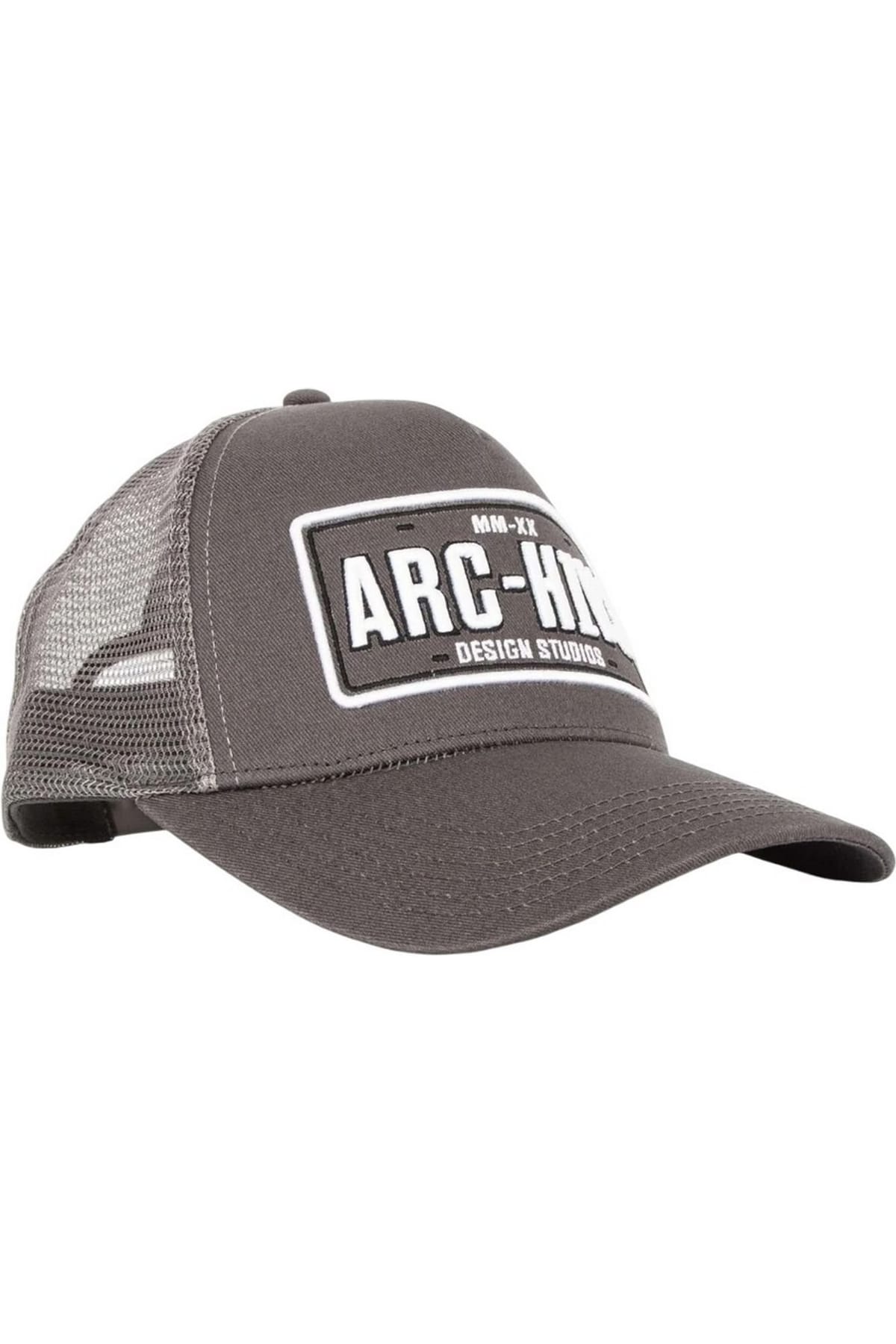 Archive Design Studios Archive Design Studios Men's Pitstop Trucker Cap in Grey - 1