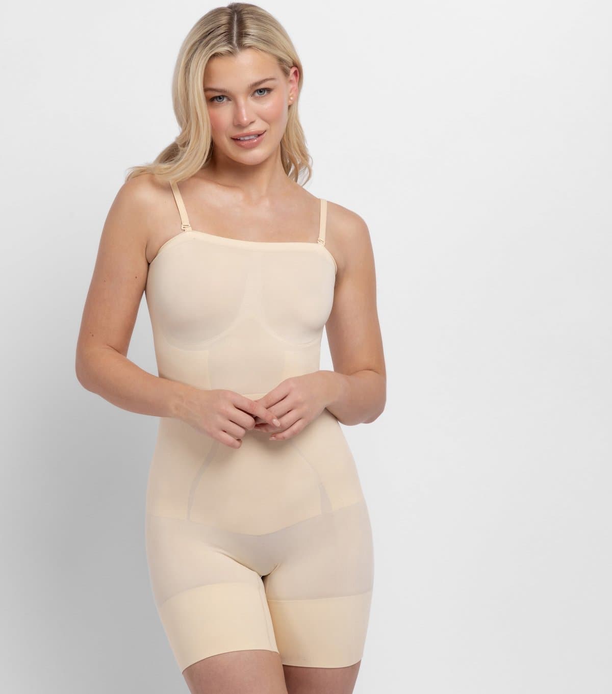 Dorina Women's Light Pink Sculpt Romper Dorina New Look