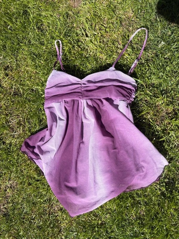 New Look Purple Mesh Fairy Cami