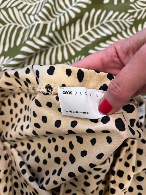 ASOS Design Leopard skirt
