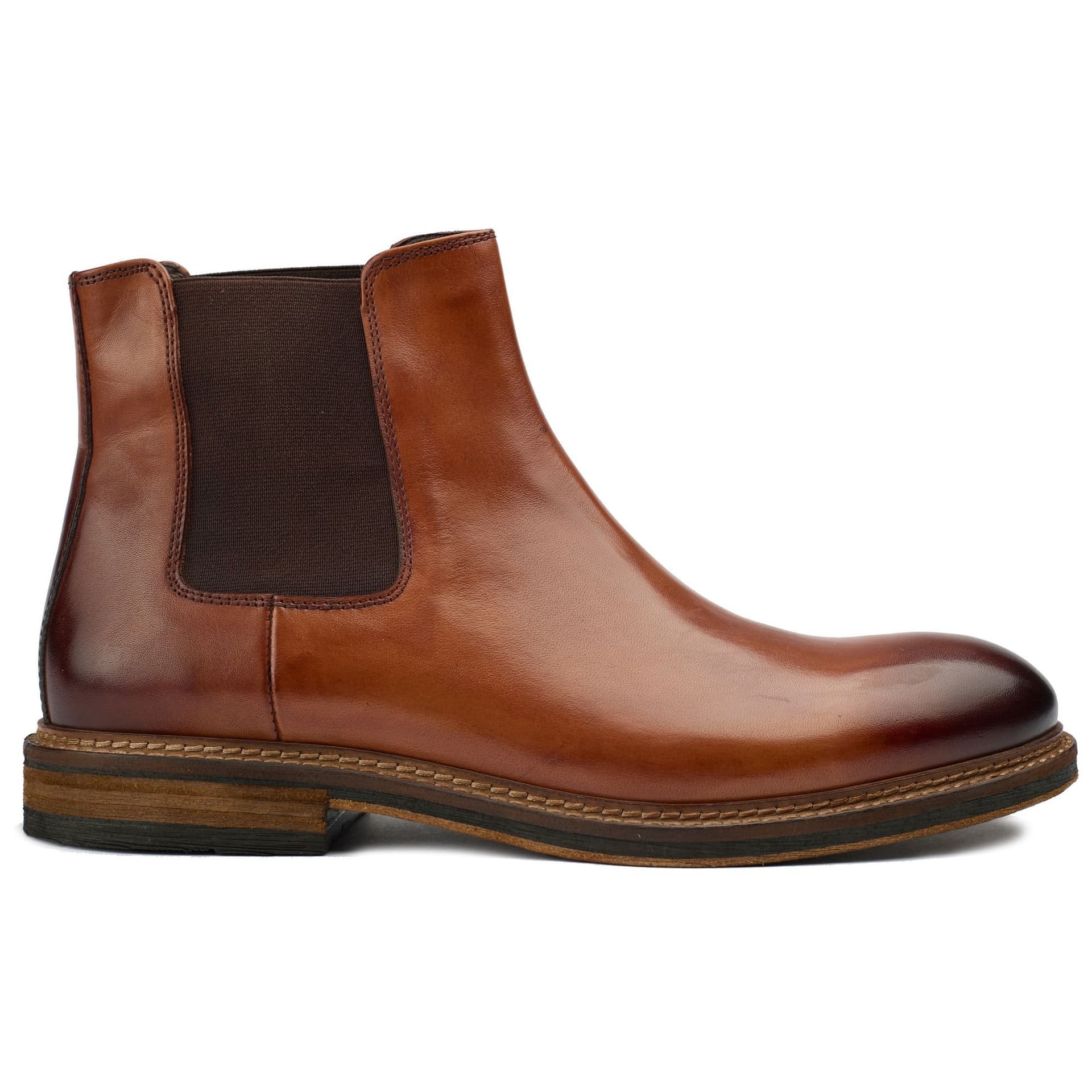 SOLE SOLE Men's Erlam Chelsea Boots in Brown