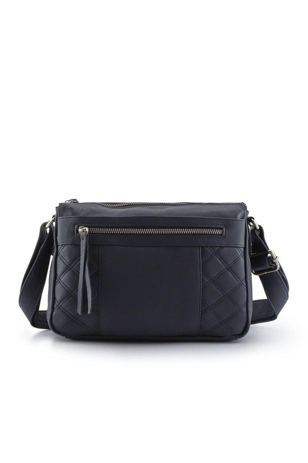 Pavers Pavers Women's Quilted Crossbody Bag in Navy