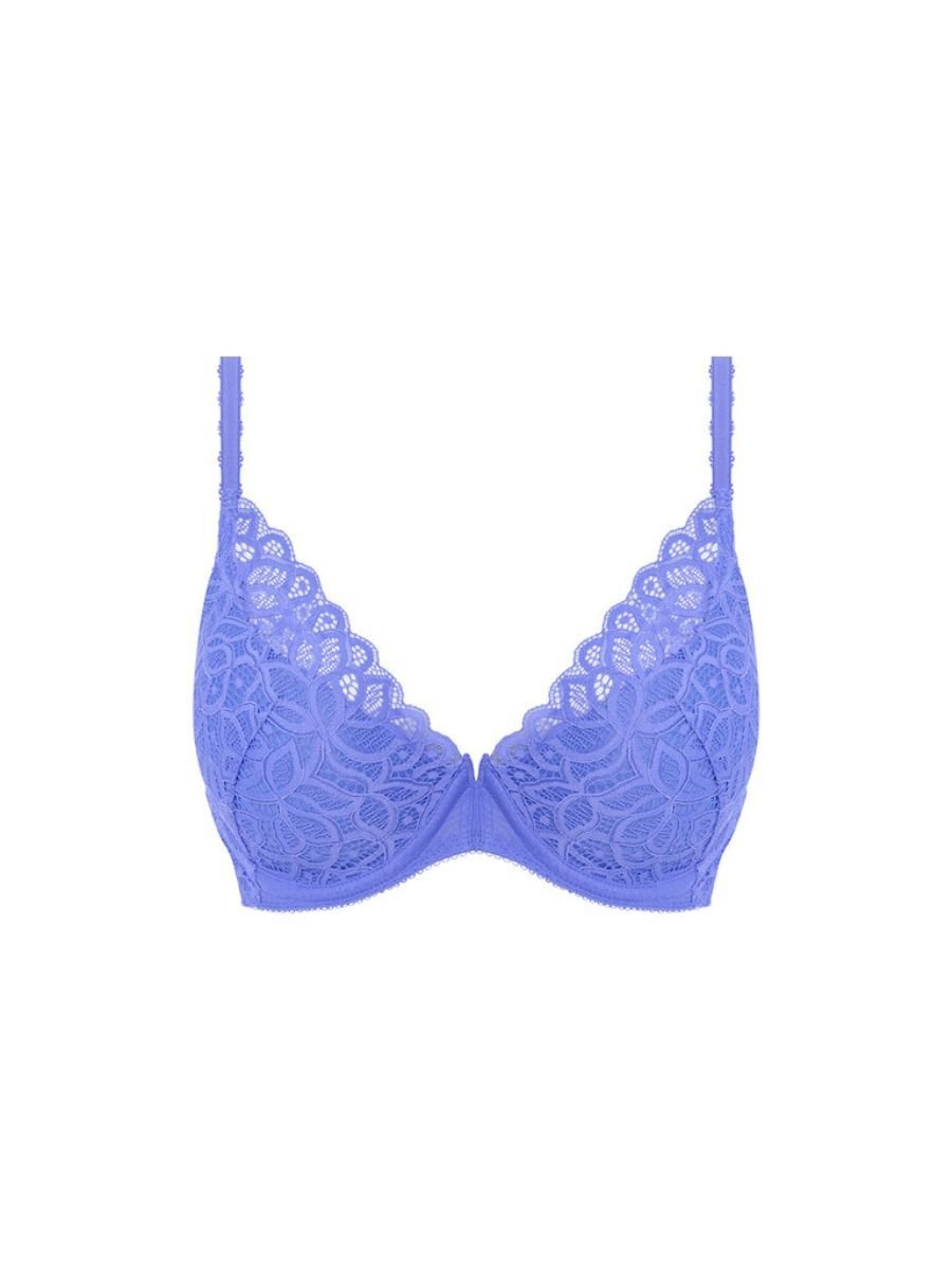 Wacoal Wacoal Women's Raffine Plunge Bra in Blue - 4