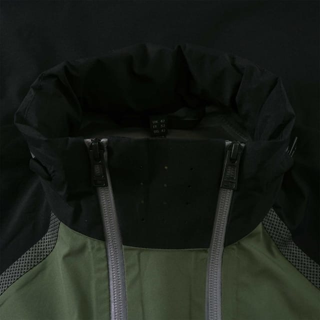 Belstaff Belstaff Men's Solid Twin Pewter Green Waterproof Track Jacket - 3