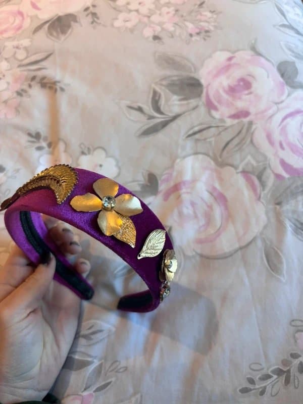 ASOS Fushia embellished hairband