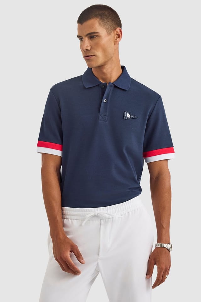 Nautica Nautica Men's Keanu Polo Shirt in Dark Navy - 3