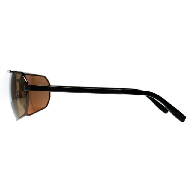 Serengeti Serengeti Men's Rectangle Shiny Gunmetal Saturn Polarized Drivers Gold Photochromic Hinkley in Grey - 3