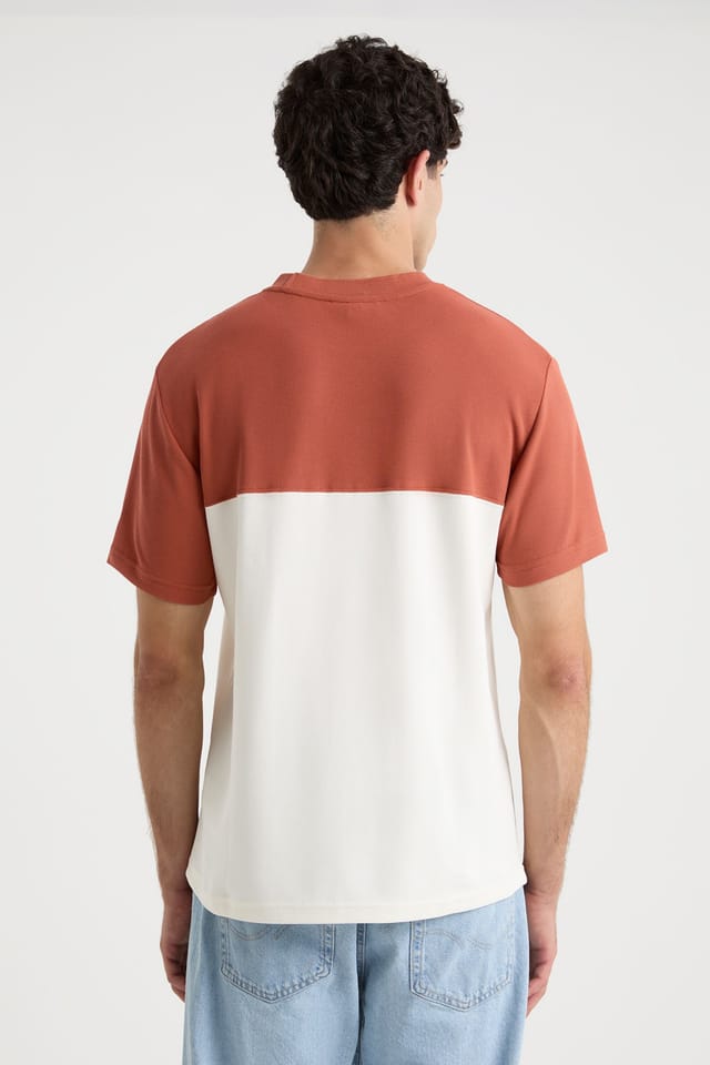 Nautica Nautica Men's Coleman T-Shirt in Terracotta - 2