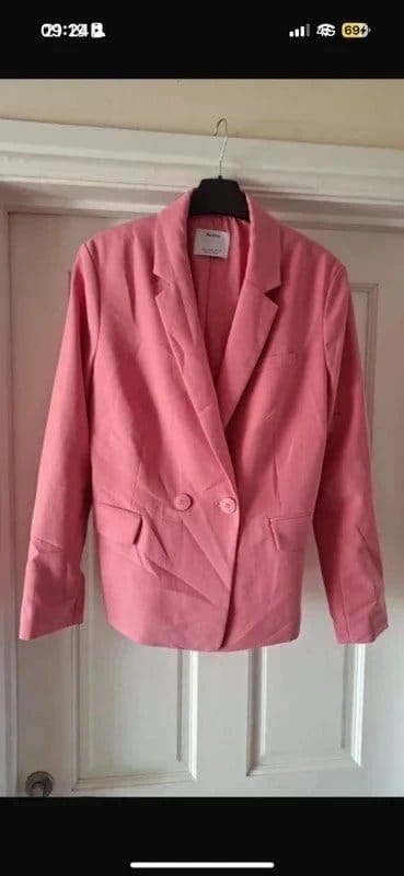 Bershka Pink Blazer Size Medium