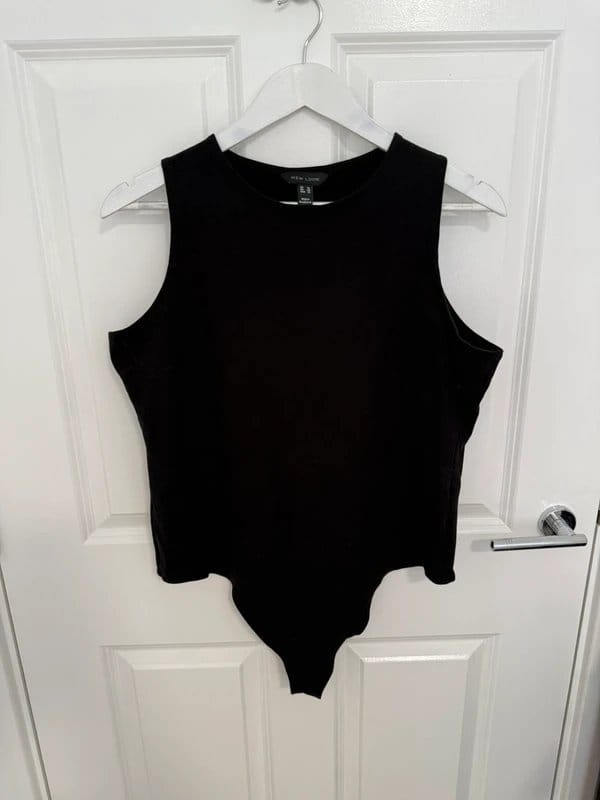 New Look Black racer bodysuit - 1
