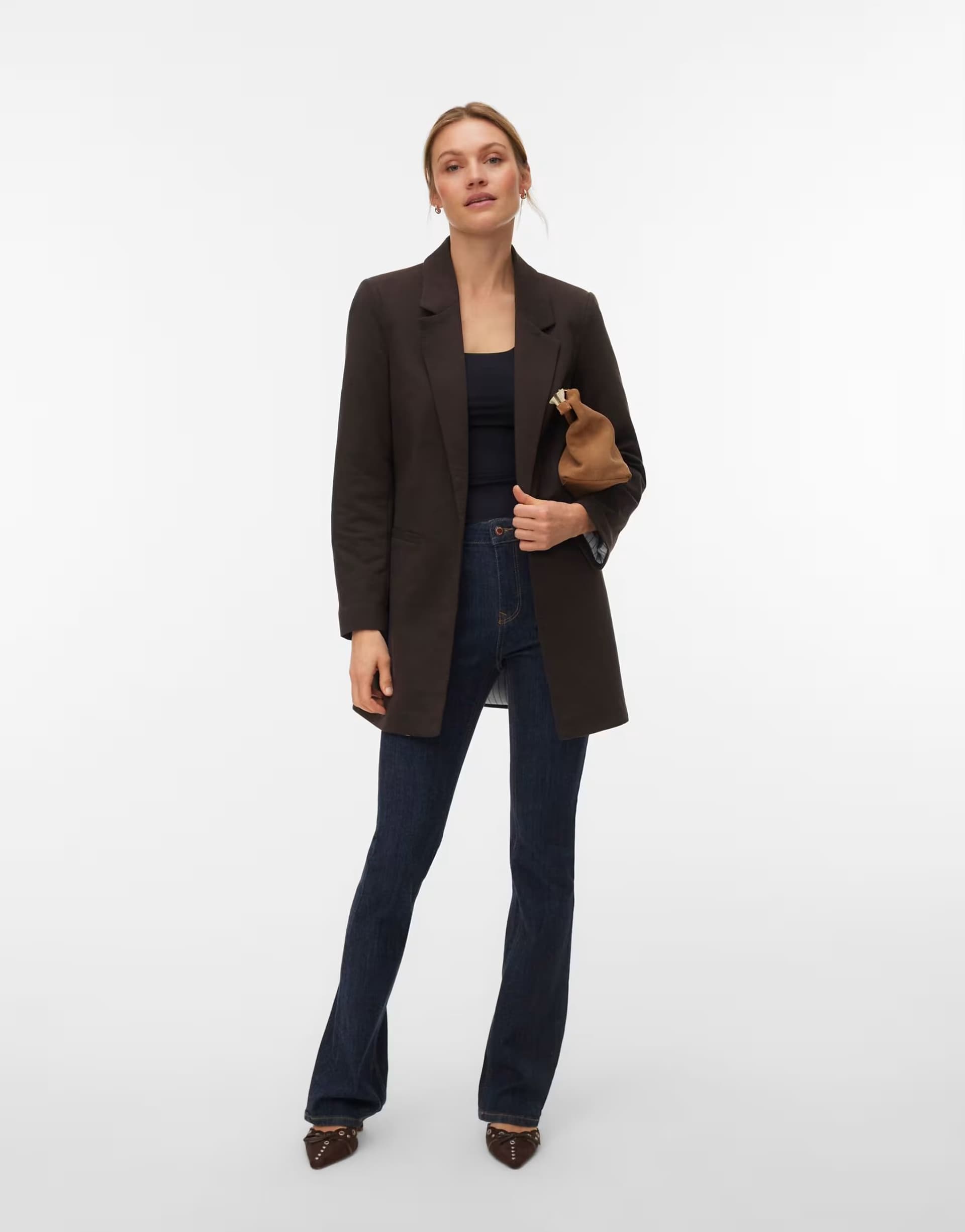 ASOS Vero Moda Blazer in chocolate torte