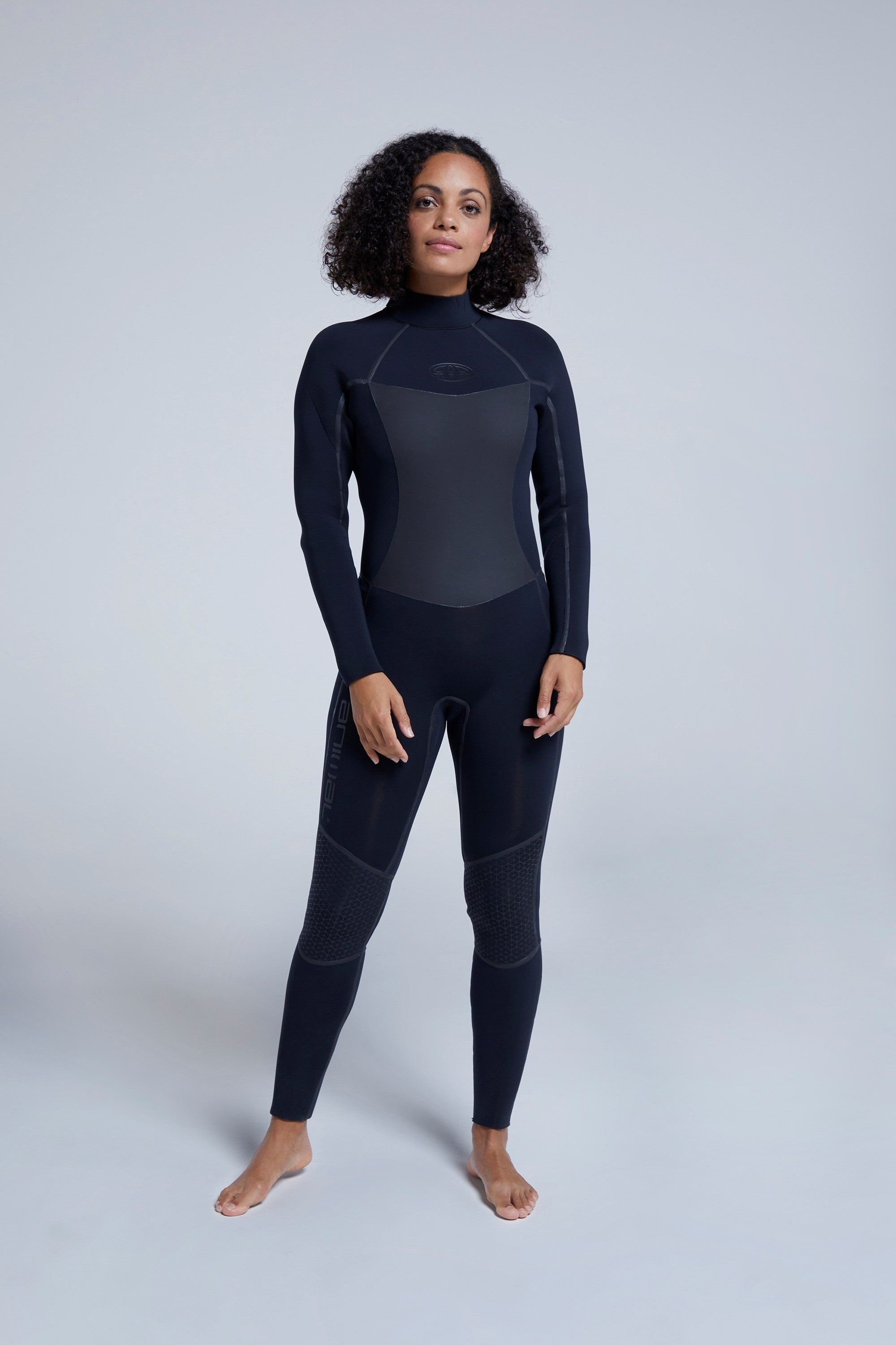 Animal Animal Women's 'Submerge' Rubberised Panels Padded Knees 5mm Surfing Full Wetsuit - 2