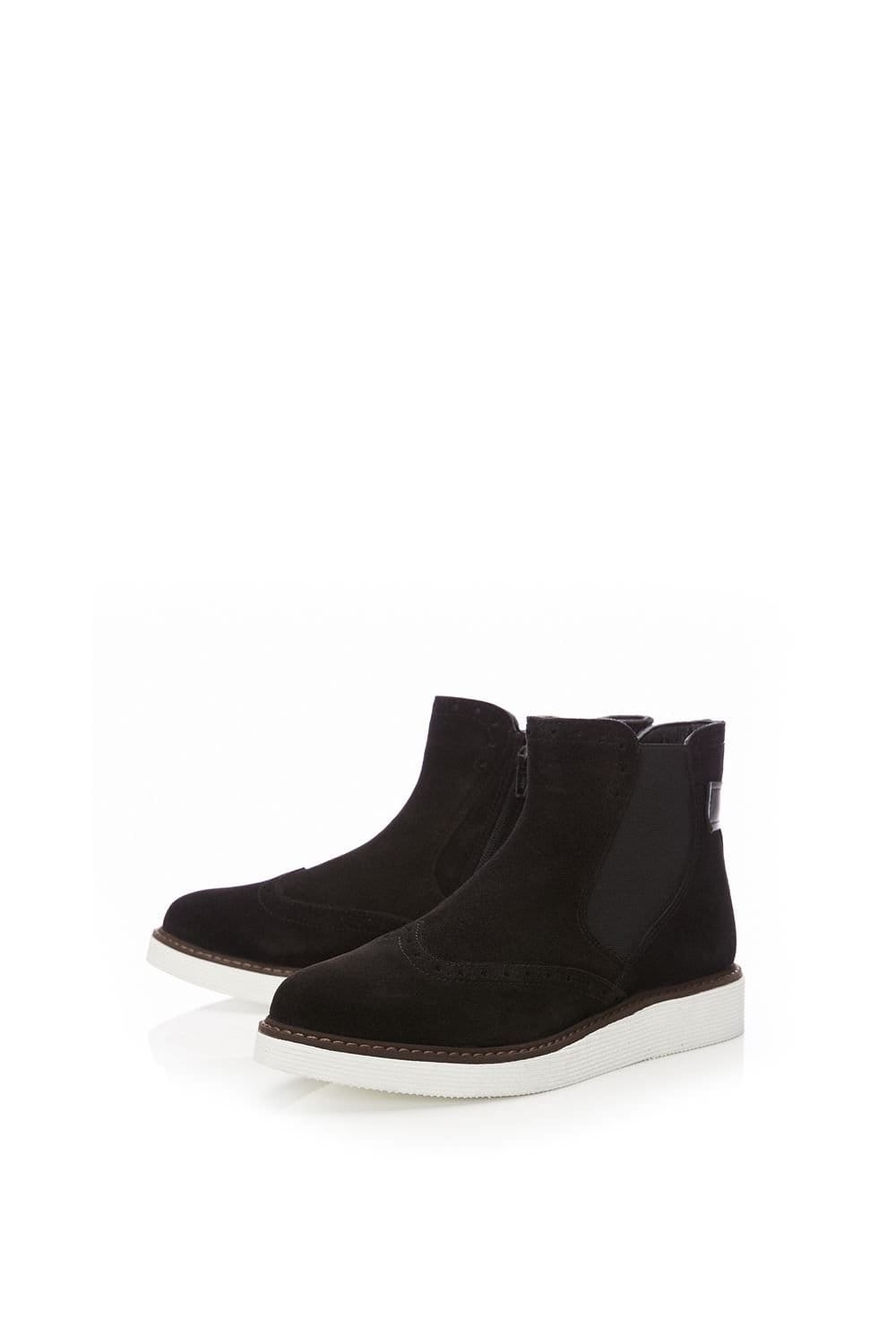 Moda In Pelle Moda In Pelle Women's 'Cheena' Suede Ankle Boots in Black - 4