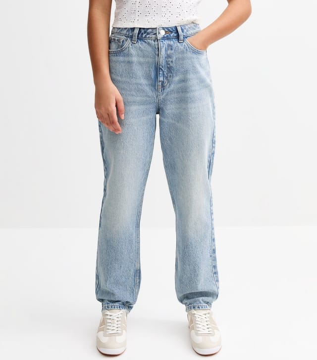 New Look Girls' Vintage Blue Mom Jeans New Look - 2