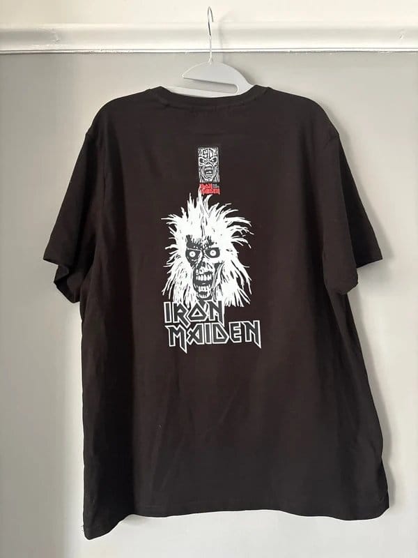 Iron Maiden Customised Double Print Christmas T-Shirt