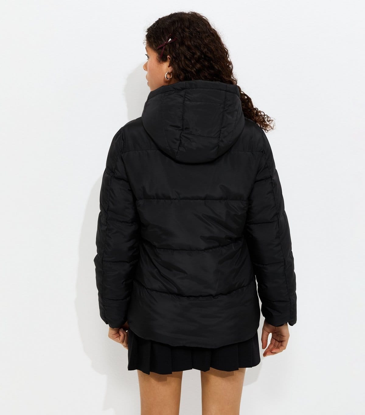 New Look Girls' Black Padded Hooded Jacket School New Look - 4