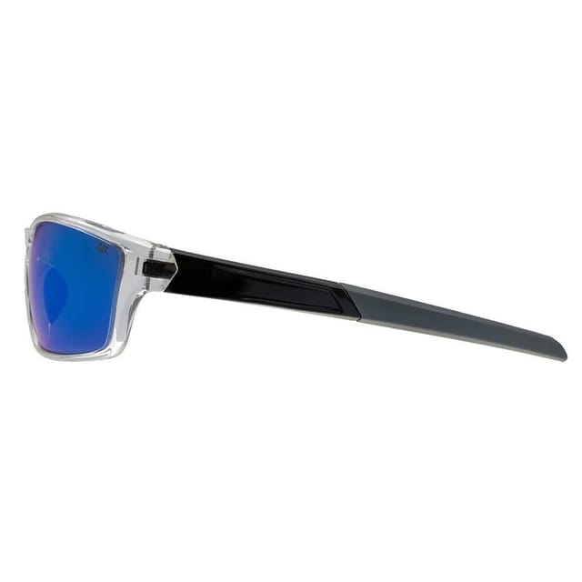 Caterpillar Caterpillar Men's Wrap Gloss Clear Crystal Blue Mirror Polarized CTS-8020 - 3