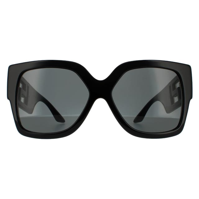 Versace Versace Women's Square Black Dark Grey Sunglasses - 2