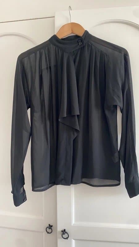 ASOS ASOS black high neck blouse