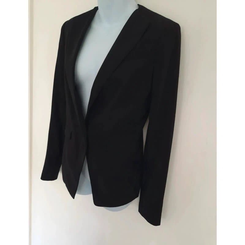 BCBGMAXAZRIA BCBQMaxazria structured power tailored womens blazer size XS