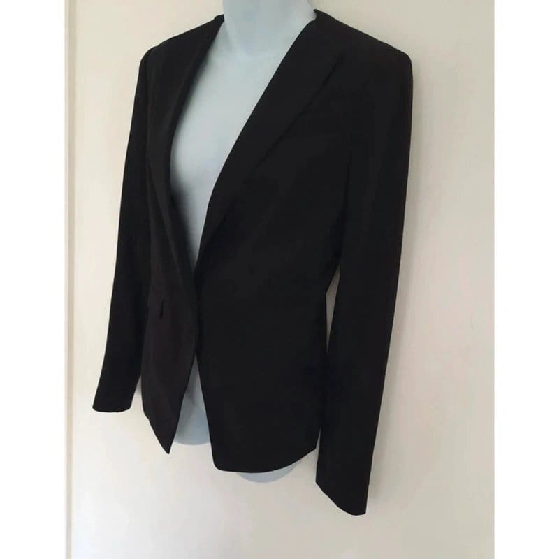 BCBGMAXAZRIA BCBQMaxazria structured power tailored womens blazer size XS - 1