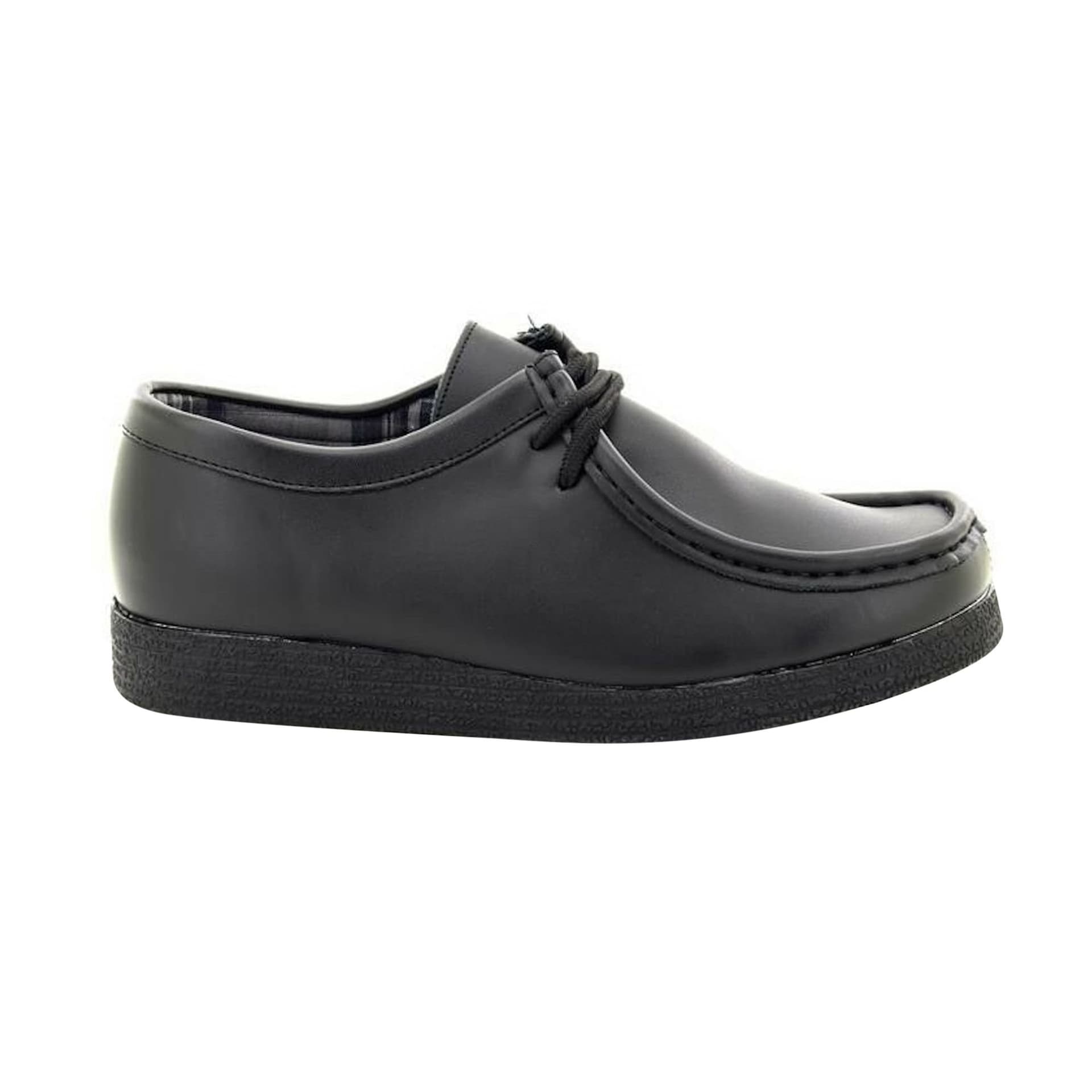 Route 21 Route 21 Black Coated Leather Apron Para Shoes