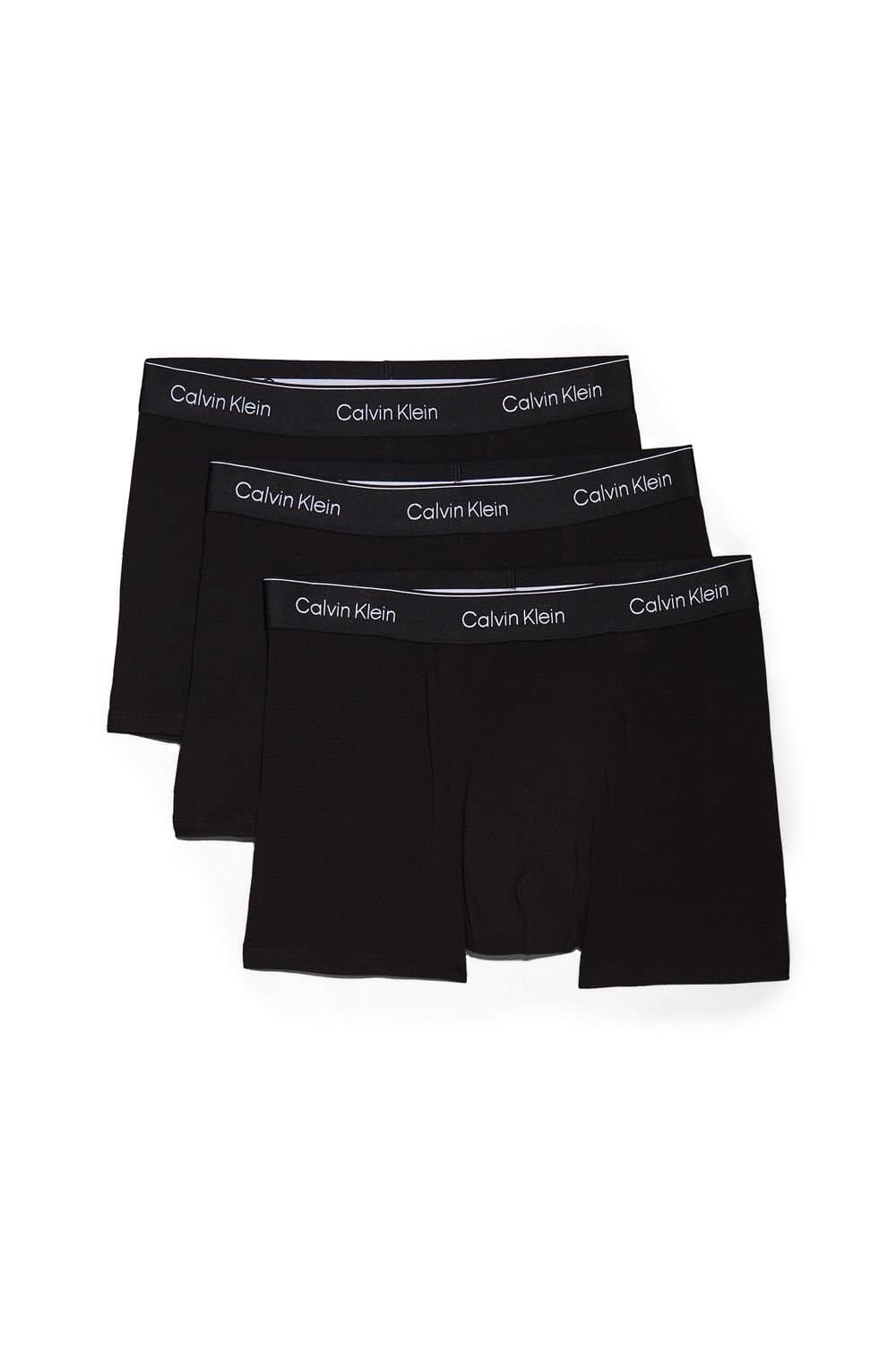 Calvin Klein Calvin Klein Men's Icon Cotton Relaxed Fit Trunk 3P, Black
