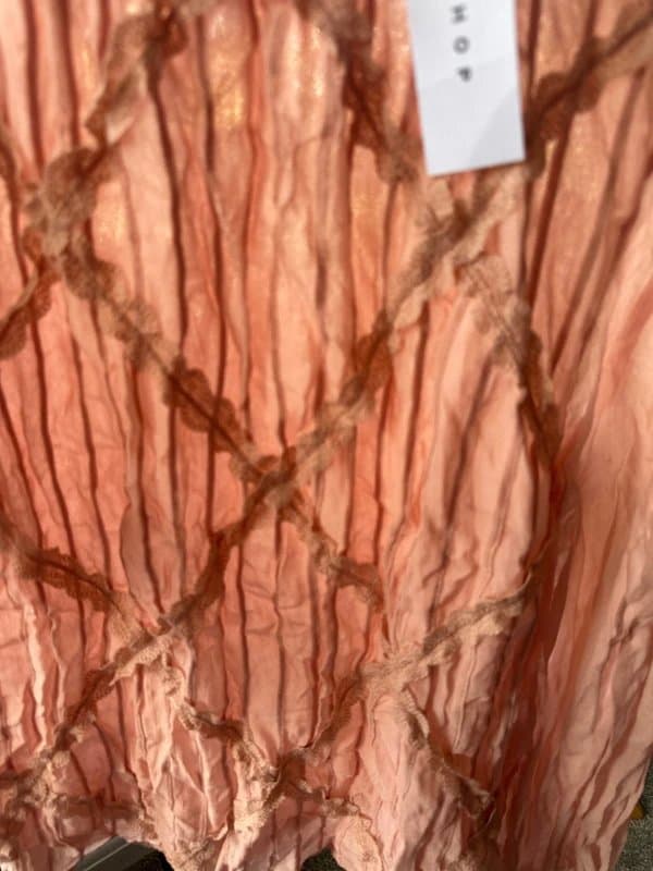 Topshop Topshop chiffon high neck light pink lace detail top 10