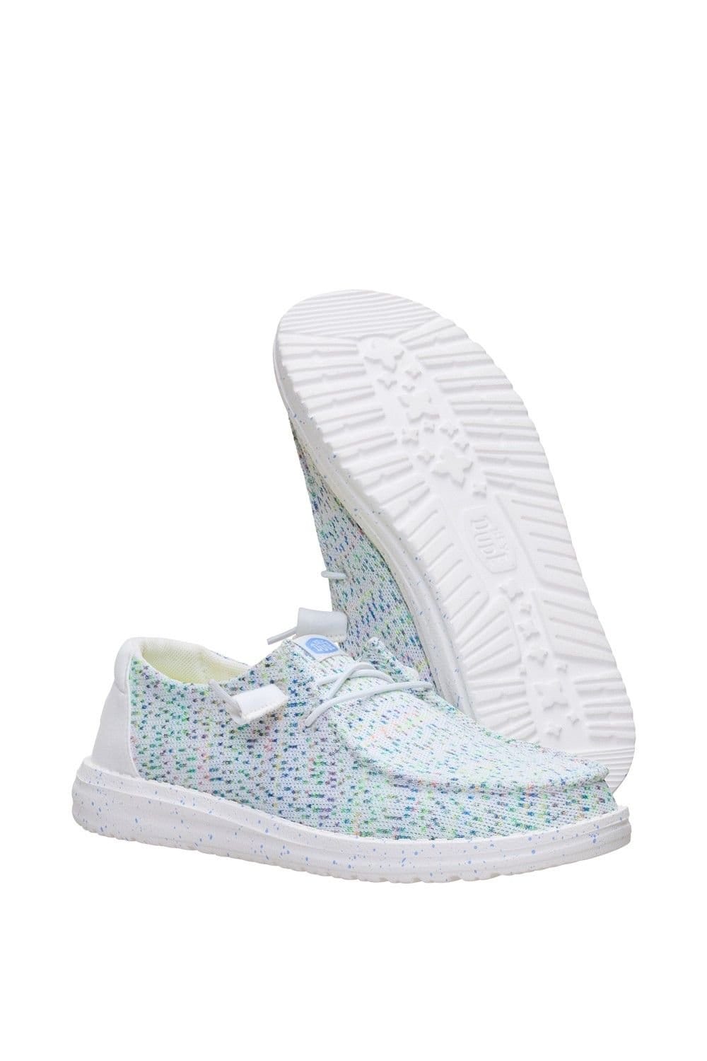 Hey Dude Hey Dude Women's Wendy Stretch Speckle in White - 4