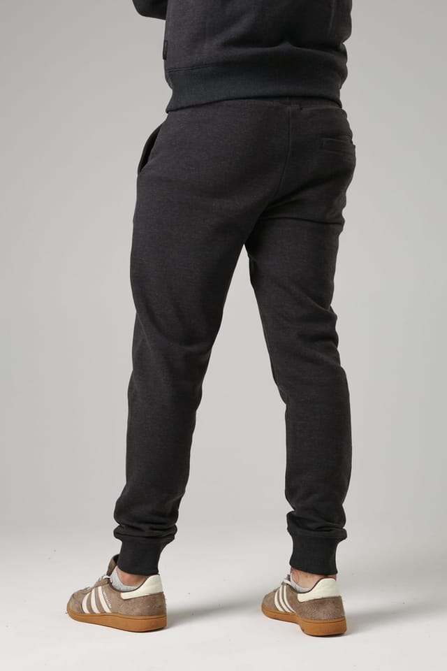 French Connection French Connection Men's Cotton Blend Joggers in Charcoal - 2