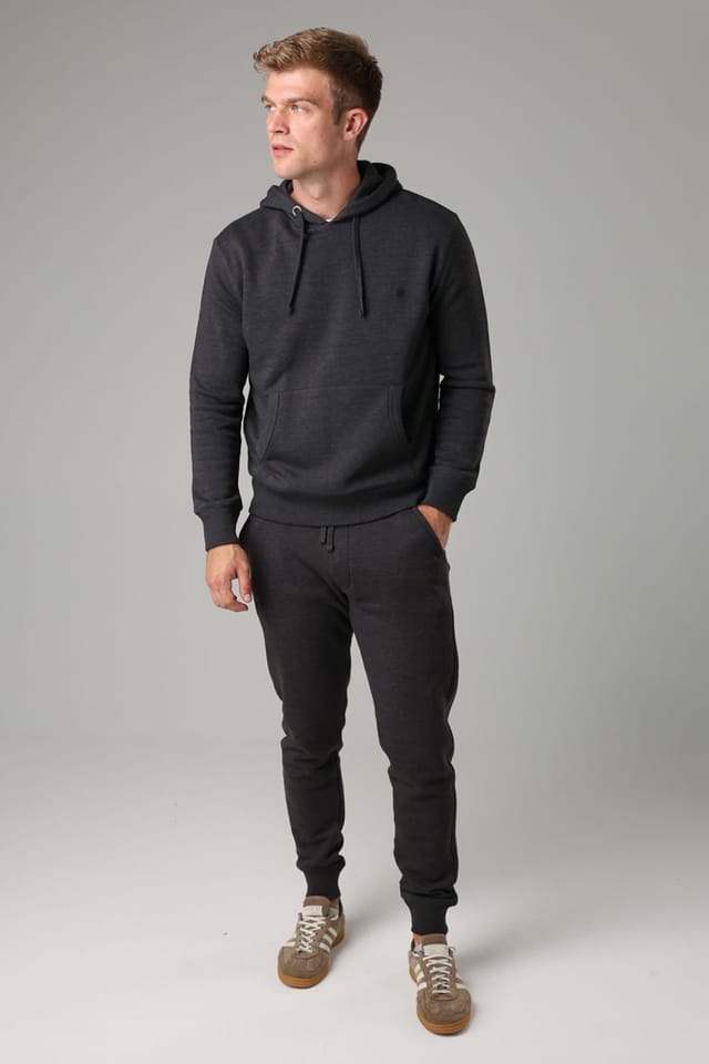 French Connection French Connection Men's Cotton Blend Joggers in Charcoal - 3