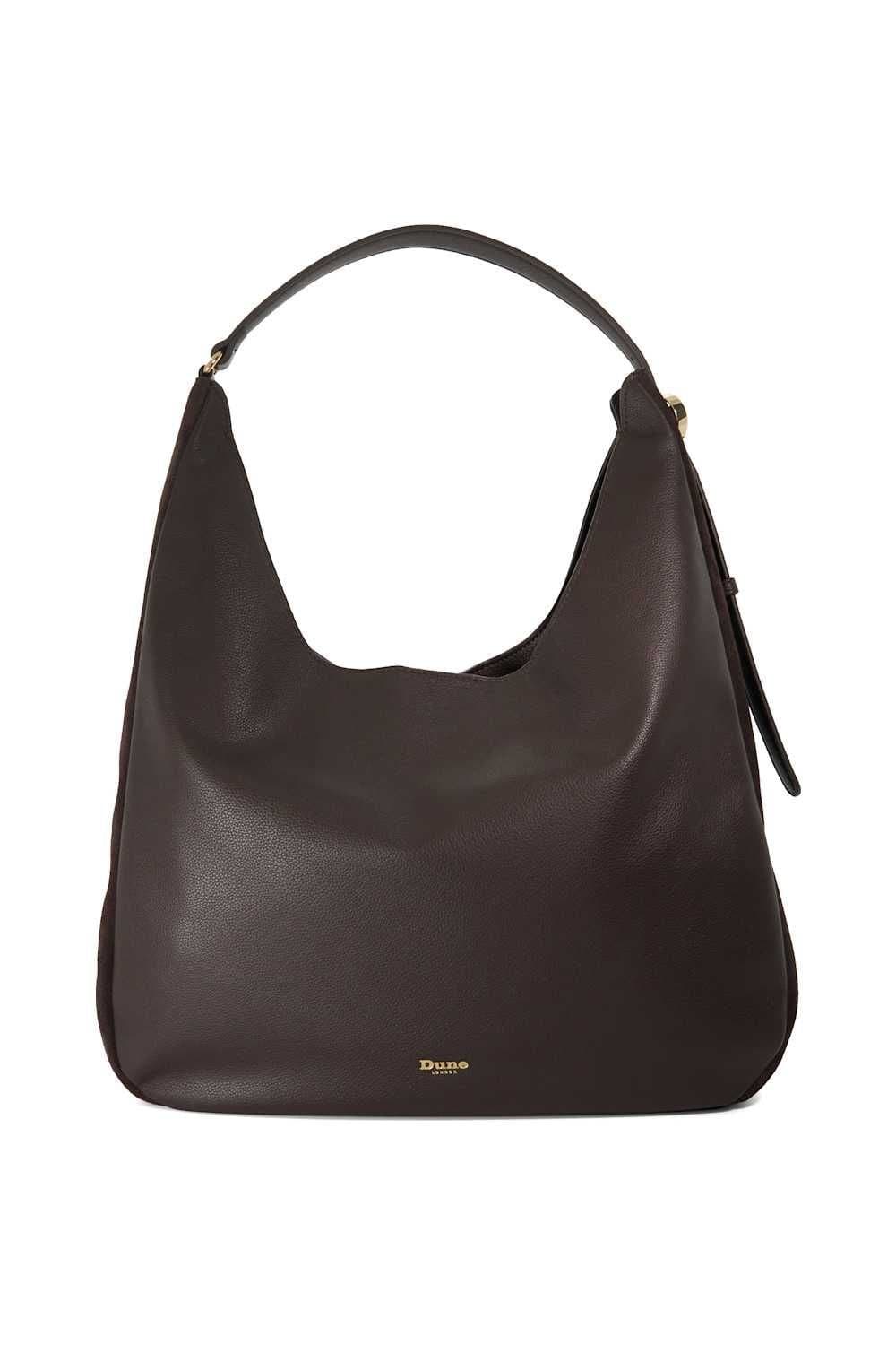 Dune London Dune London Women's 'Decoratively' Leather Shoulder Bag in Brown