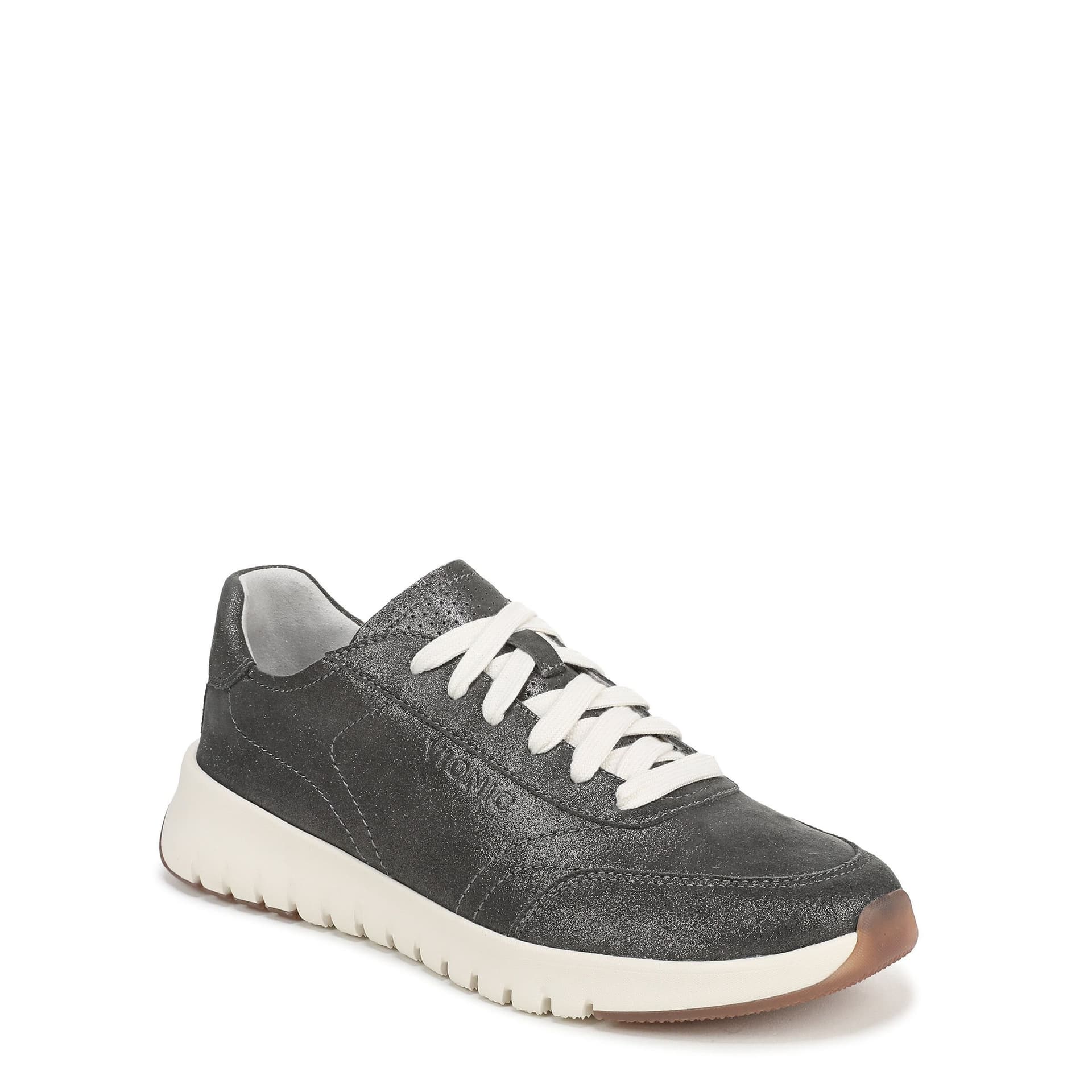 Vionic Vionic Women's Uptown Sneaker Trainers in Metallic Silver