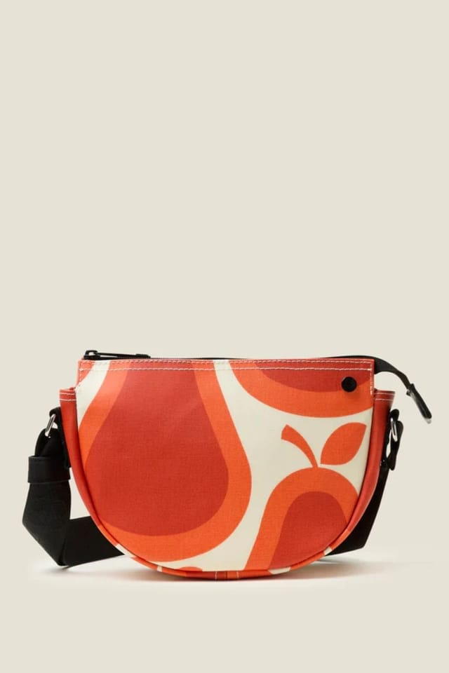 Orla Kiely Orla Kiely Women's Mini Rounder Crossbody - Pear Tomato - 2
