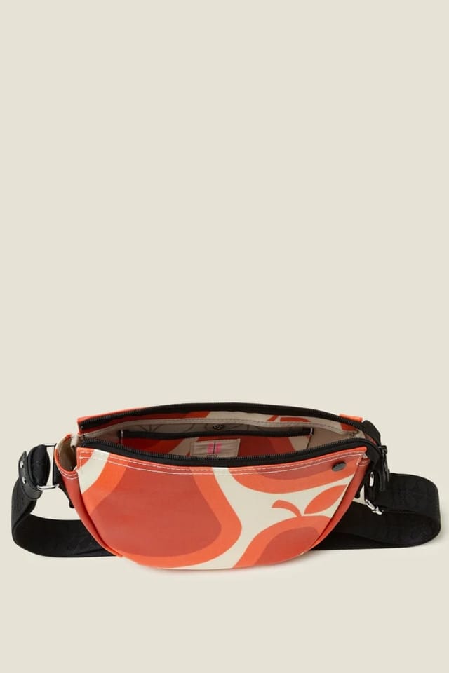 Orla Kiely Orla Kiely Women's Mini Rounder Crossbody - Pear Tomato - 3