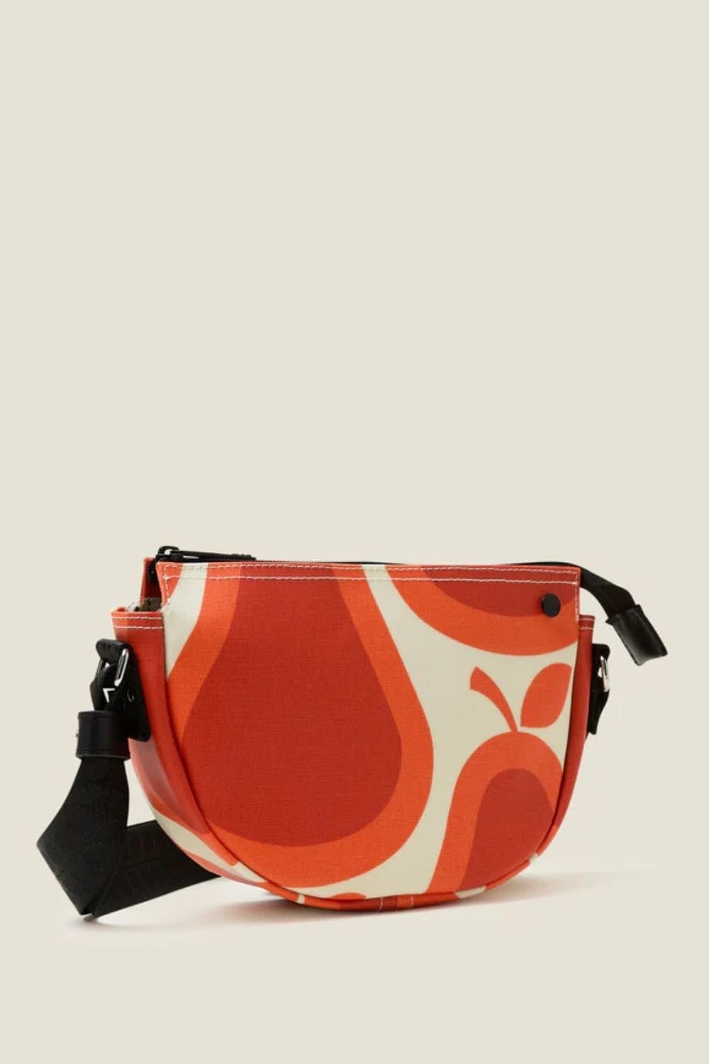 Orla Kiely Orla Kiely Women's Mini Rounder Crossbody - Pear Tomato - 4