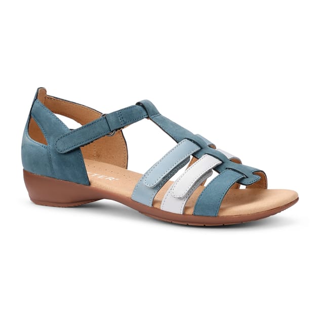 Hotter Hotter Women's 'Solei' Gladiator Sandals in Teal - 2