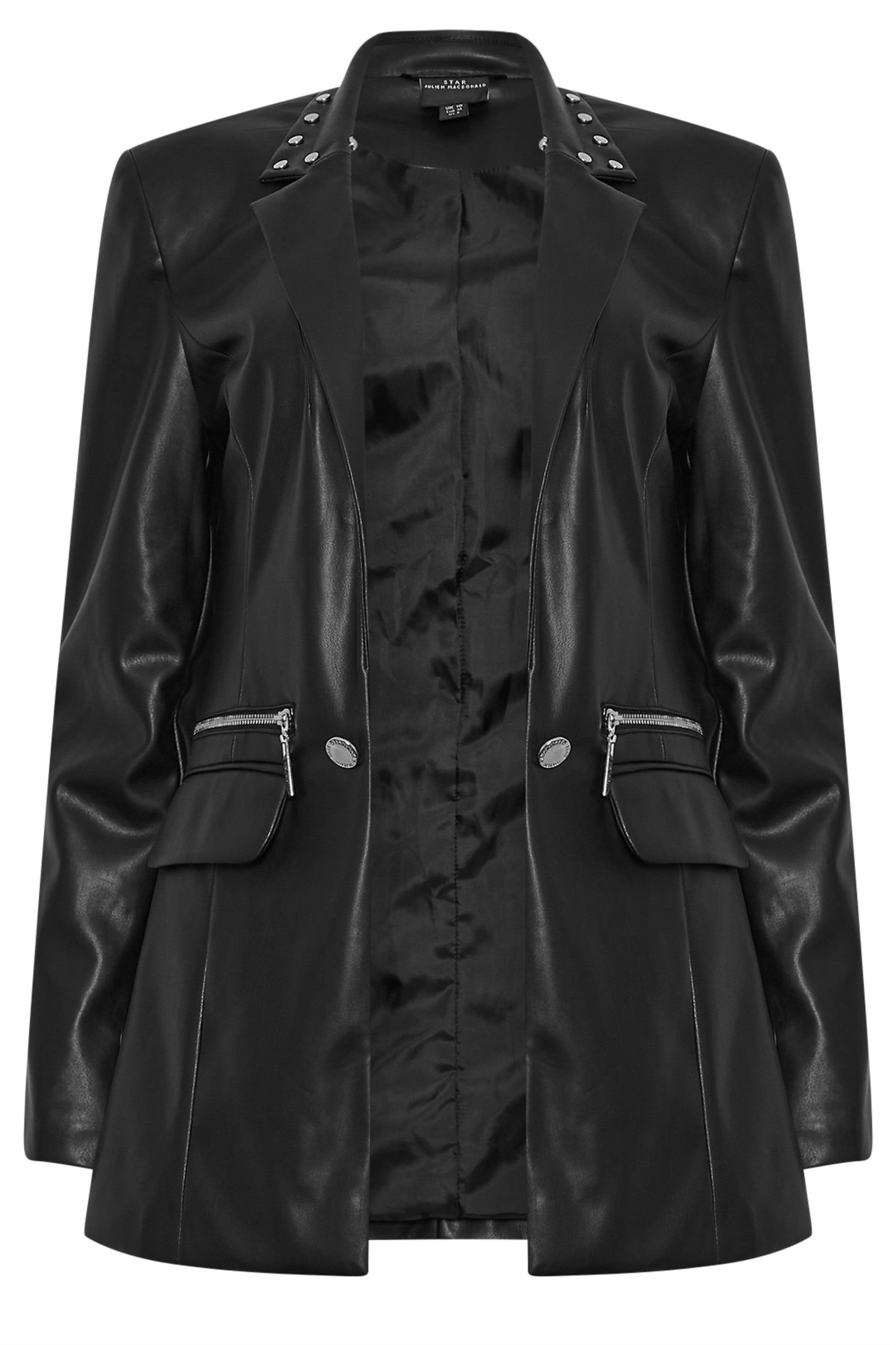 Star By Julien Macdonald Star by Julien Macdonald Women's Faux Leather Jacket in Black - 2