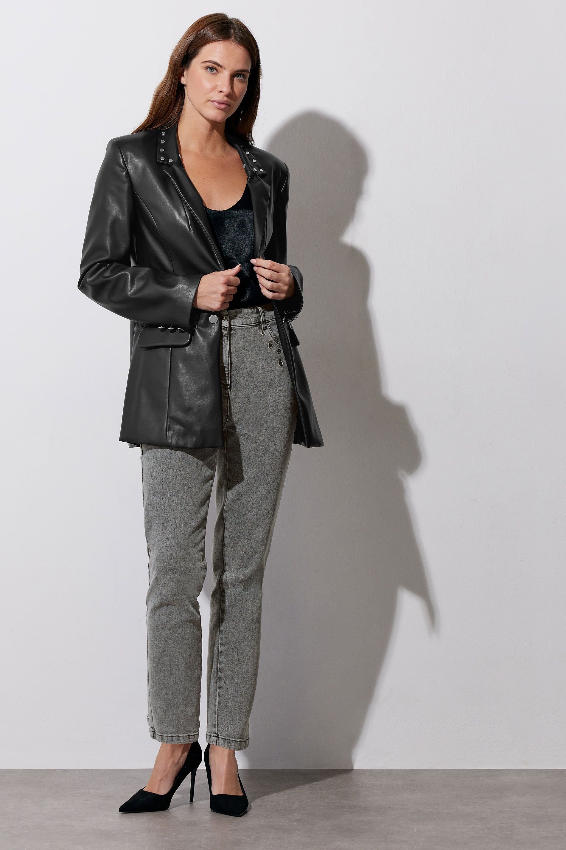 Star By Julien Macdonald Star by Julien Macdonald Women's Faux Leather Jacket in Black - 3