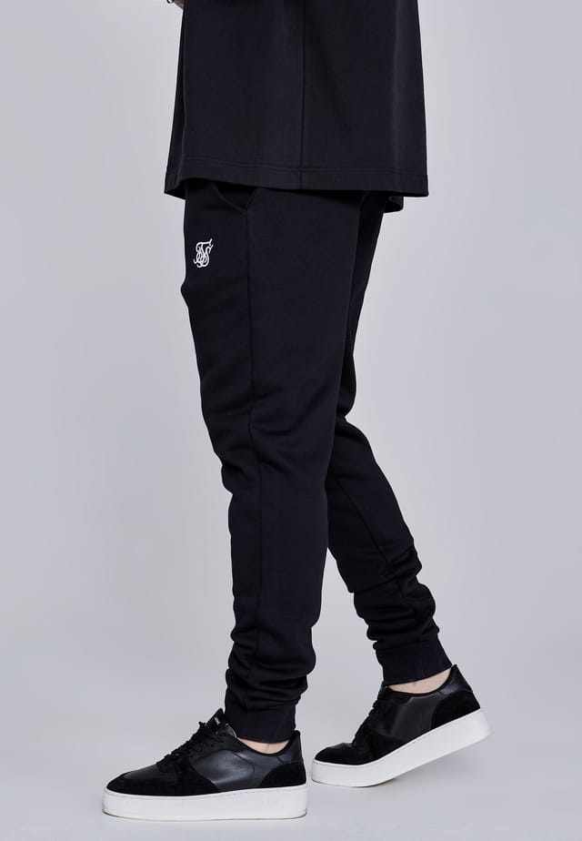 SikSilk SikSilk Men's Essentials Joggers in Black - 2