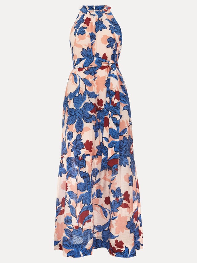 Phase Eight Phase Eight Women's Runa Floral Maxi Dress in Dusty Pink - 2