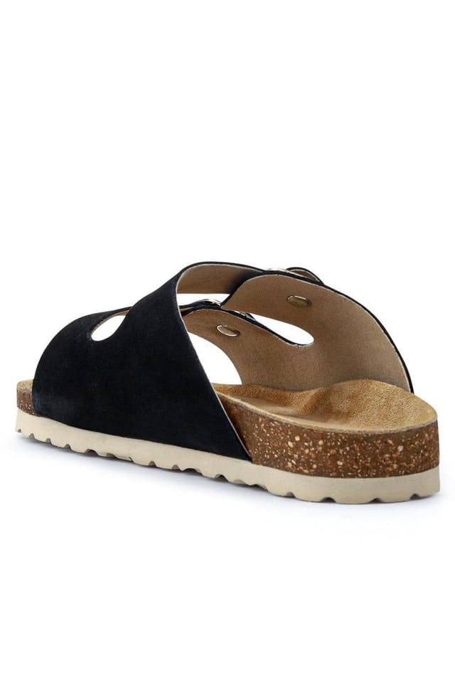 Jones Bootmaker Jones Bootmaker Women's Gabryela Leather Mule Sandals in Black - 3