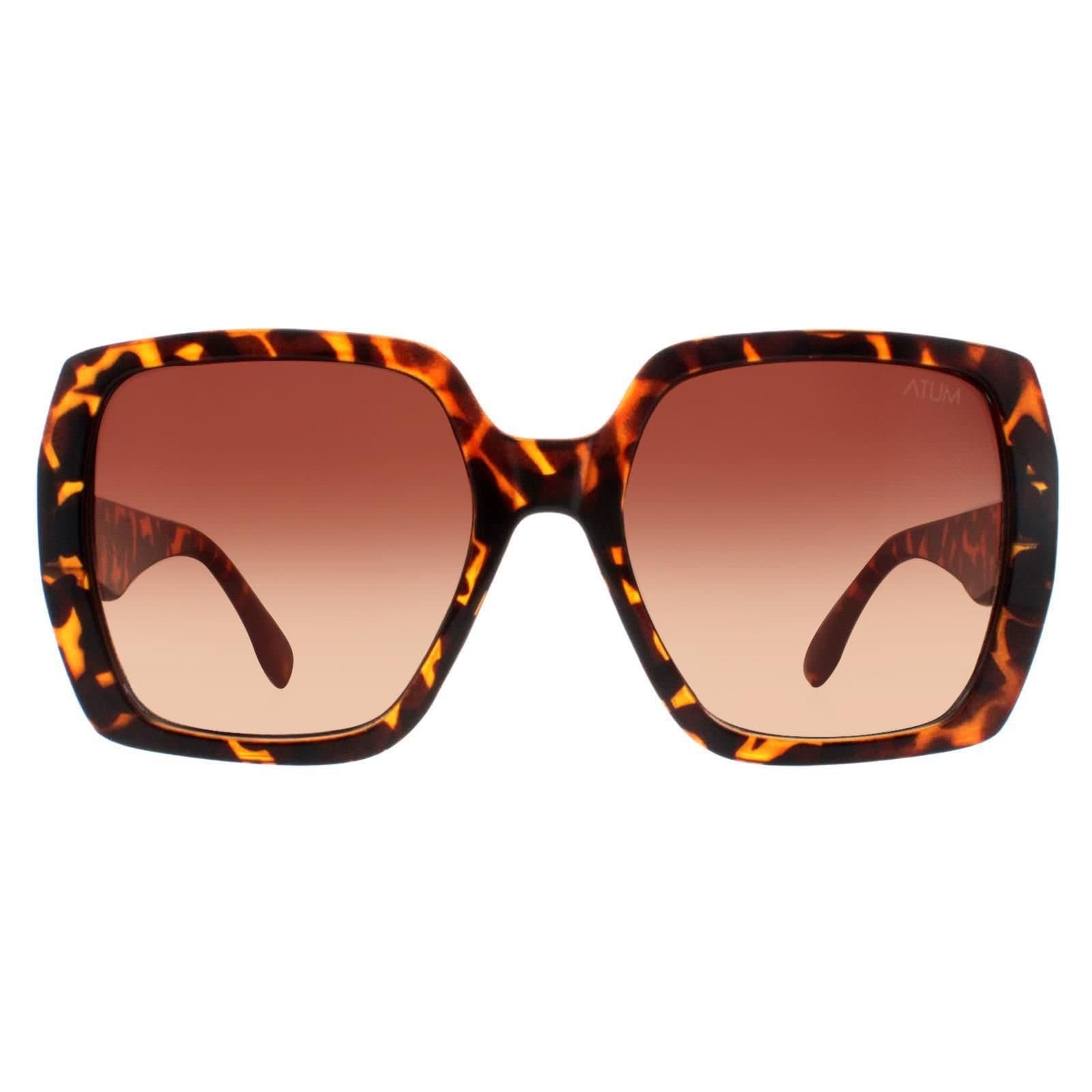 Atum Atum Women's Square Shiny Havana Brown Gradient Zouk