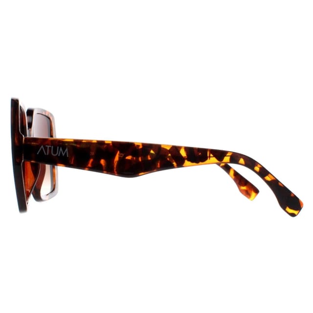 Atum Atum Women's Square Shiny Havana Brown Gradient Zouk - 3