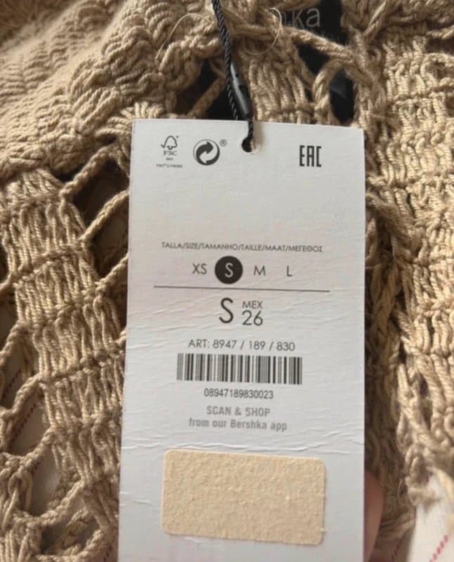 Bershka Berskha crochet vest