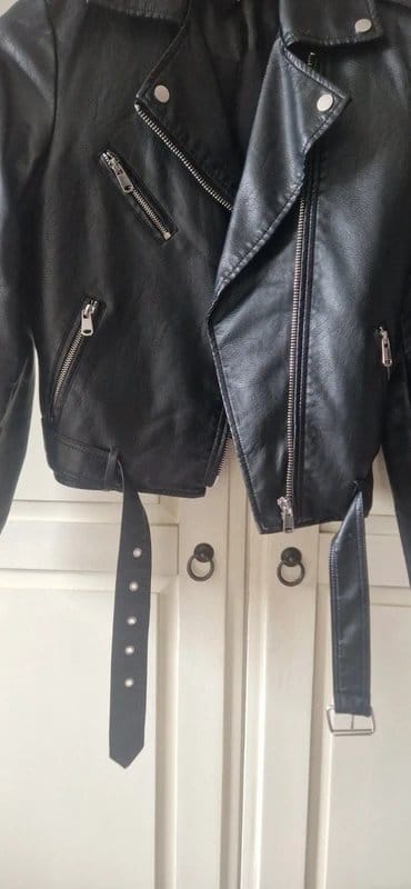 New Look Black Faux Leather Biker Jacket