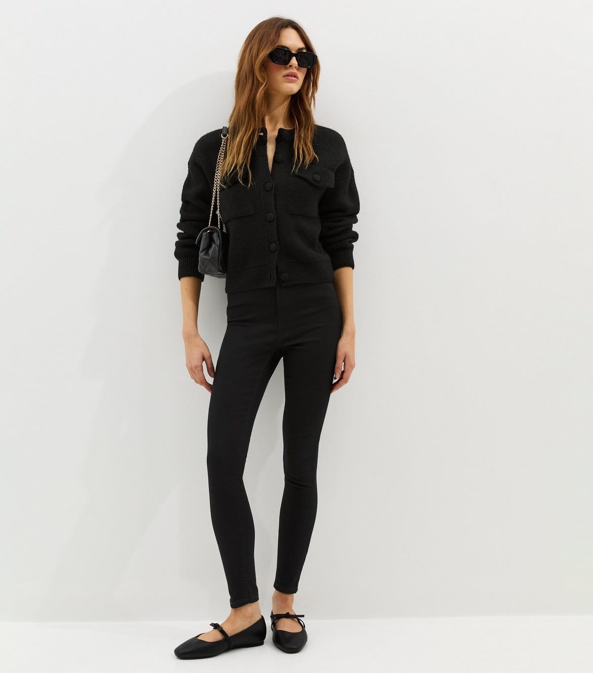 New Look Women's Stay Black Lift & Shape Jenna Skinny Jeans New Look - 1