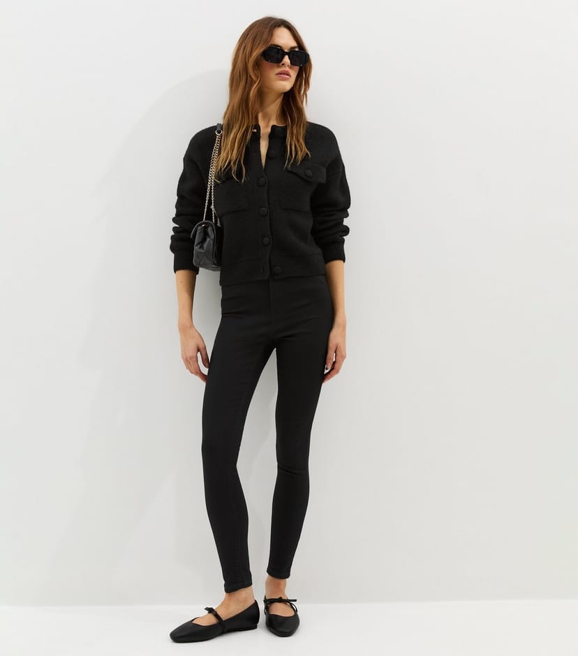 New Look Women's Stay Black Lift & Shape Jenna Skinny Jeans New Look - 1