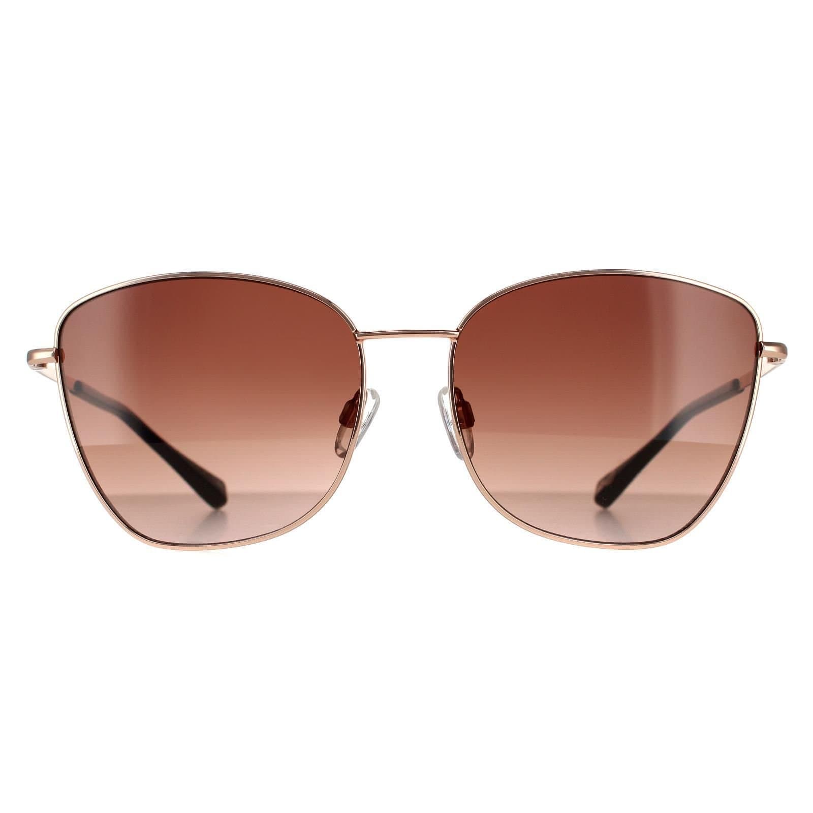 Ted Baker Ted Baker Women's Fashion Rose Gold Brown Gradient Sunglasses